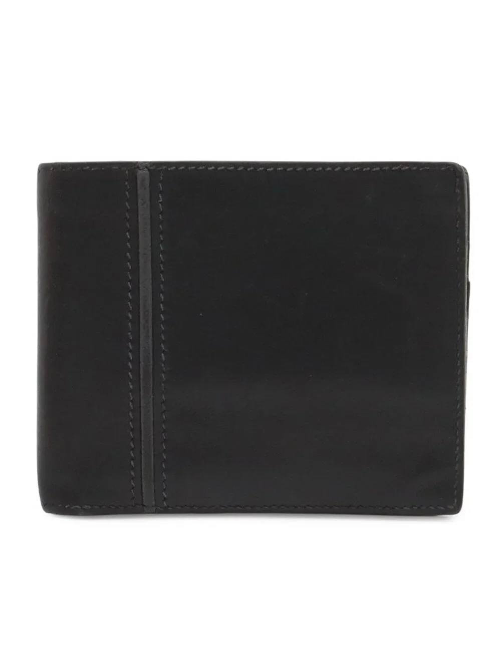 Hermes Mc2 Copernicus Bifold Billfold Wallet Leather Black